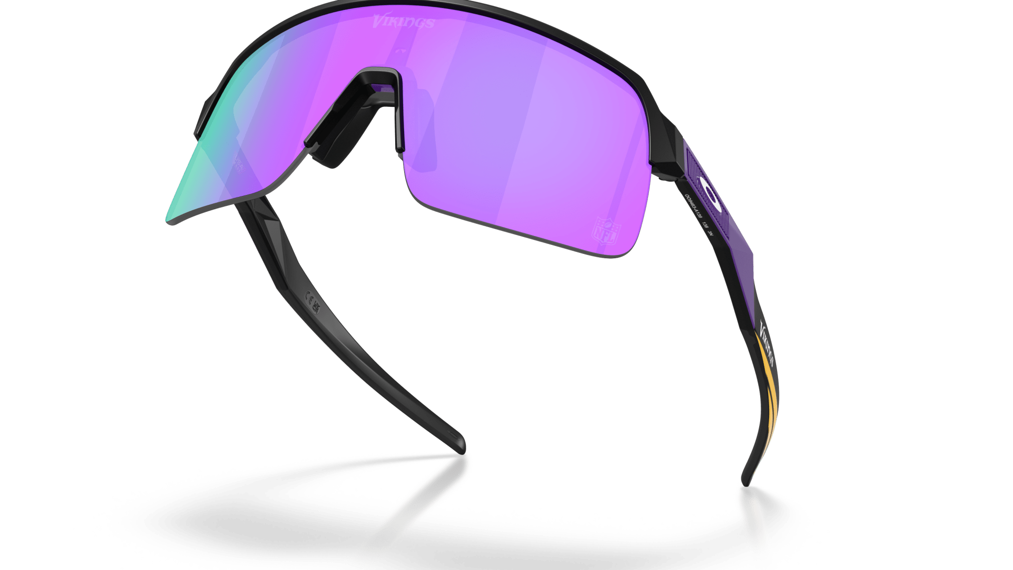Image of Sutro Lite Minnesota Vikings - Matte Black | Prizm Violet - Sunglass World