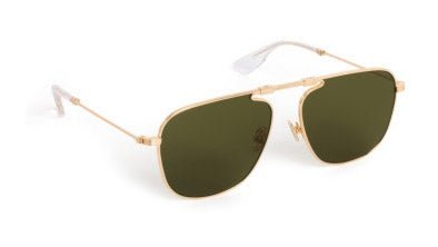 Image of Zander Fold - 18K + Crystal | Grass Green Polarized - Sunglass World