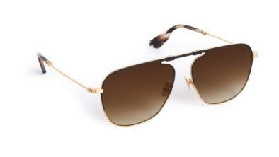 Image of Zander Fold - 18K Matte Black Fade + Blonde Venezia | Amber Gradient - Sunglass World